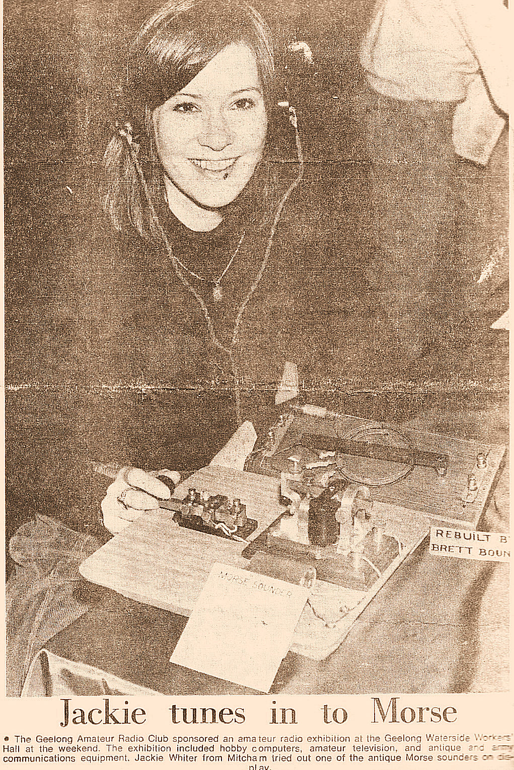 Jackie Whiter at the Geelong ARC Convention - July 1979