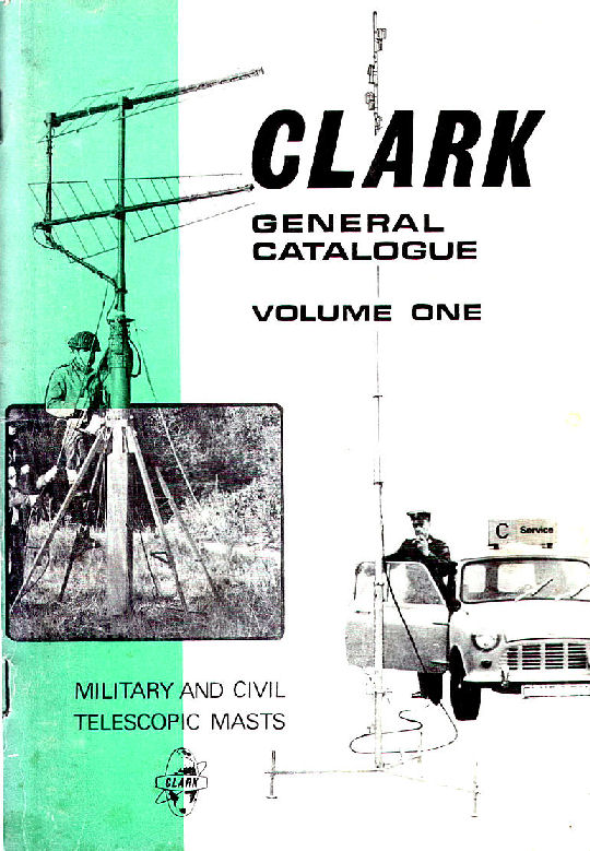1969 Clark Masts Catalogue Front Cover
