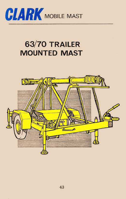 Type 63/70 Trailer Mast - Clark Masts
